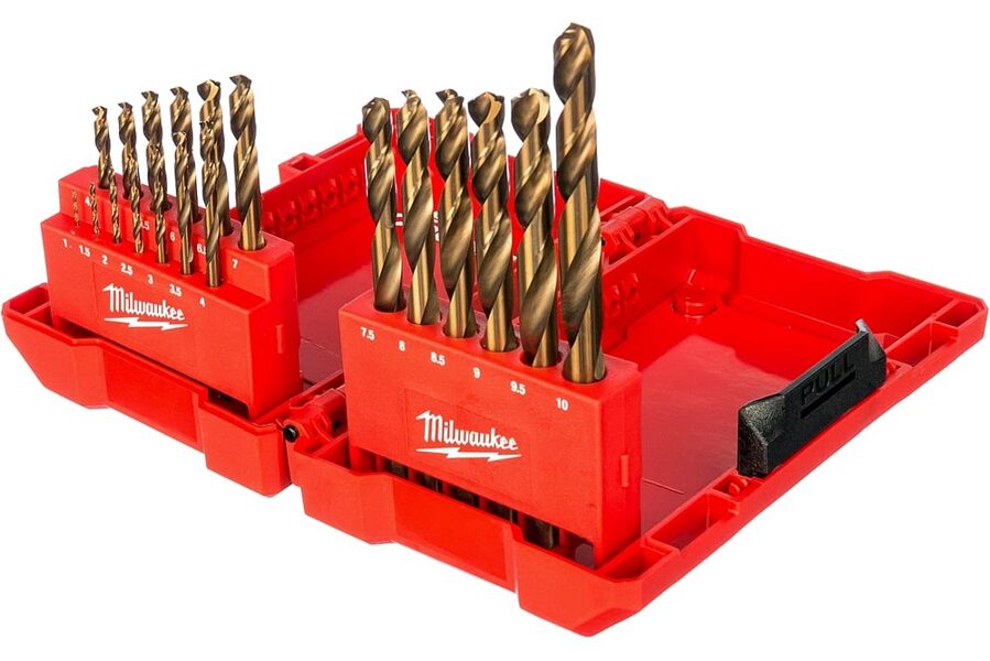 Urbju komplekts metālam Milwaukee® COBALT™  19-daļīgs