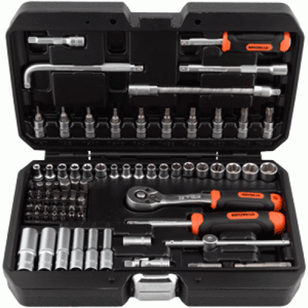 AVTODELO Professional tool set 81 pr. 1/4 "DR