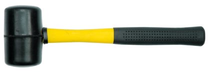 Rubber hammers with fiberglass handle