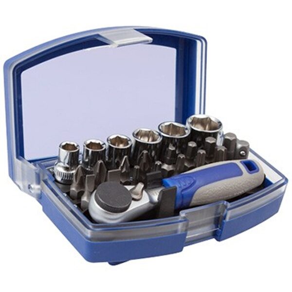 Set of Irimo barrels 6-13mm and nozzles PH, PZ, HEX, TORX, SL 23 pcs., 1/4 "