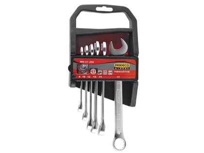 Modeco Tool Combination Wrench Set 8-17mm 6 parts