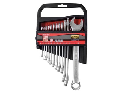 Modeco Tool Combination Wrench Set 6-22mm 12 parts