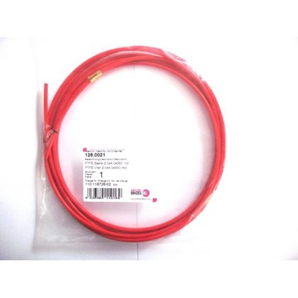 Binzel teflona caurule 1.0-1.2 sarkana 3m