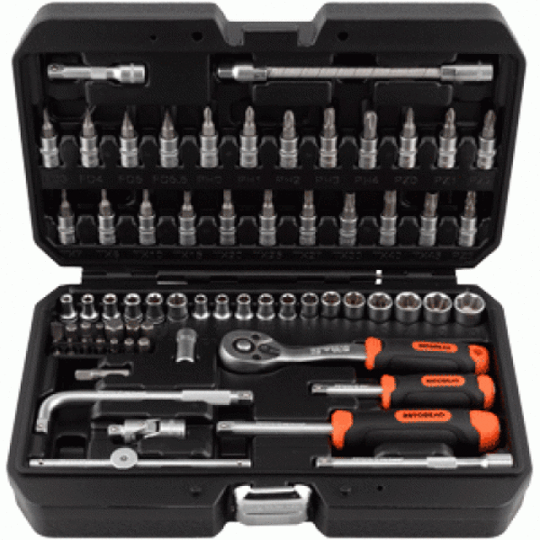 AVTODELO Professional tool set 66 pr. 1/4 "DR