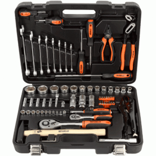 AVTODELO Tool set 72 pr. 1/4 "DR 1/2" DR
