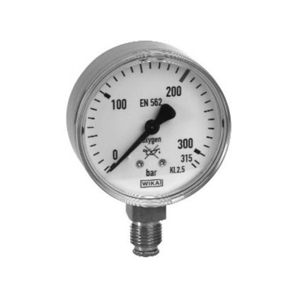 Manometrs acetilēnam Messer 2.5, 40 bar