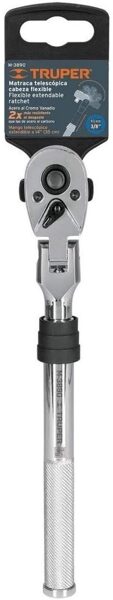 Wrench TRUPER, telescopic with swivel head 3/8 ", 250-3500mm