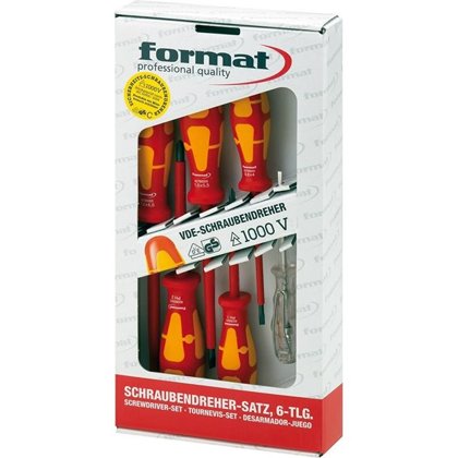 Screwdriver set VDE 1000V 6 parts