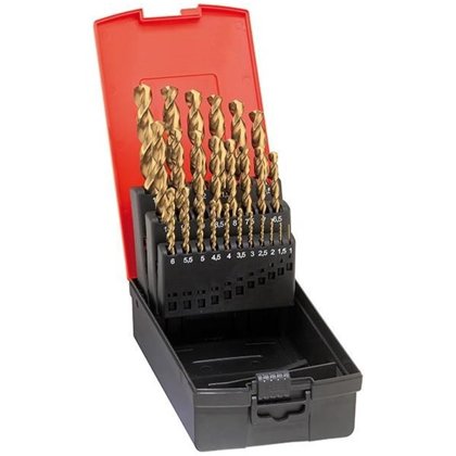 Urbju komplekts 1.0-10.0mm HSS Co5, 19 daļas FORMAT