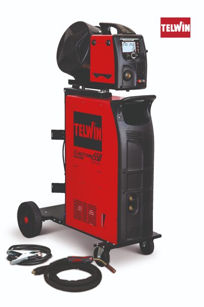 Telwin ELECTROMIG 550 SYNERGIC AQUA (semi-automatic), with liquid cooling