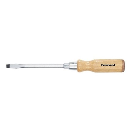 Screwdriver SL with wooden handle 9.0x1.6x175mm