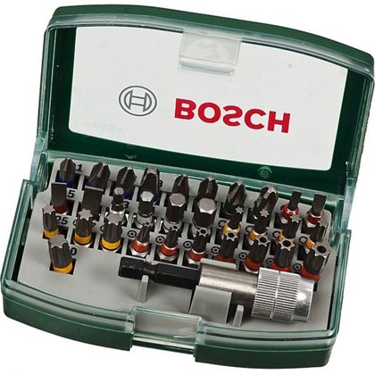 Bosch skrūvgriežu uzgaļu Bit komplekts 32 daļas