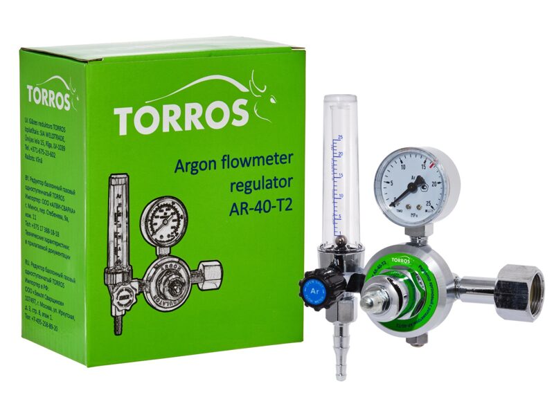 Argona reduktors TORROS AR-40-T2 (ar rotamēru)