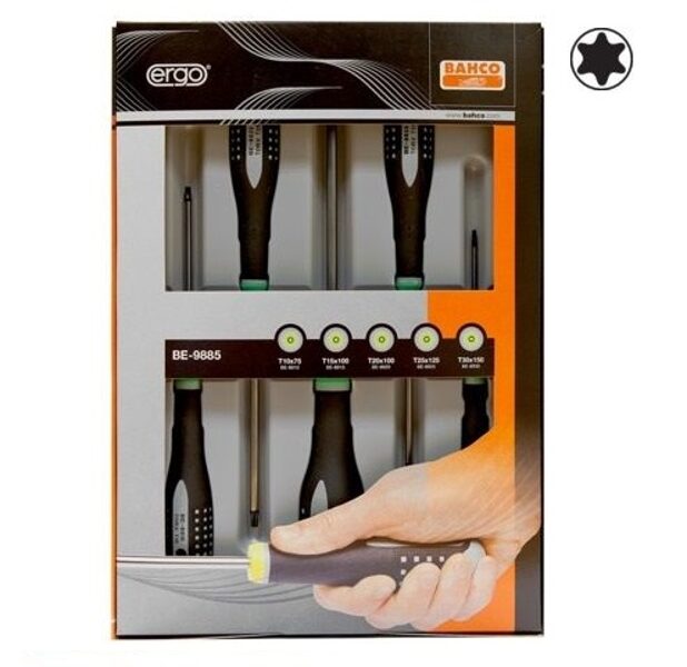 Screwdriver set BAHCO ERGO™ 5 pcs. TORX