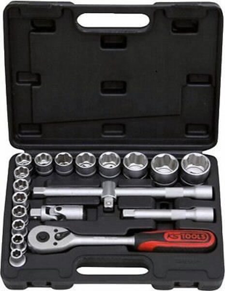 KS Tools socket wrench set 1/2 "10-32mm, 20 pcs.