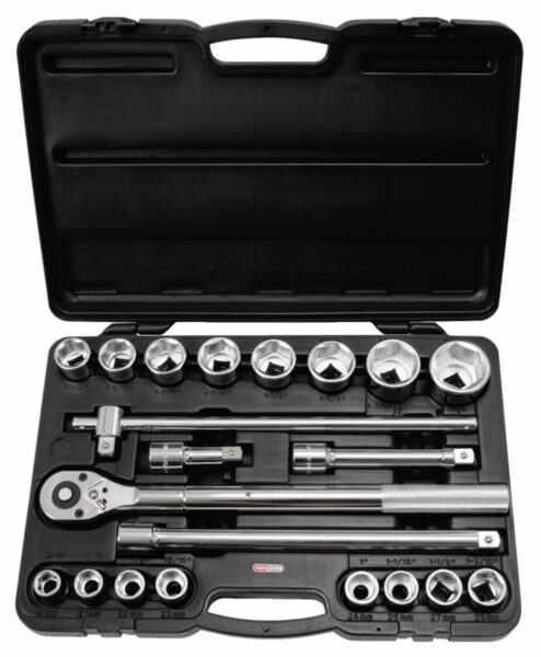 KS Tools socket wrench set 3/4 '', 21 pcs. 19 - 50 mm