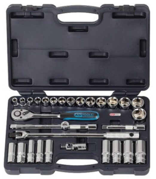 KS Tools barrel set 1/2 "30 pcs. CHROME + imperial size