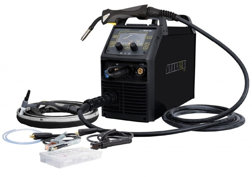 SPARTUS MultiPro 201 LCD MIG-TIG PULSE AC/DC metināšanas iekārta aparāts (pusautomāts)