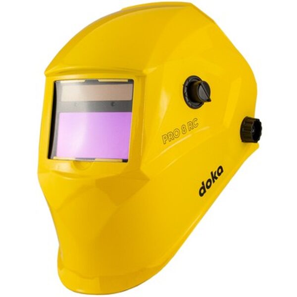 Welding mask chameleon DOKA PRO 8 RC Yellow (REAL COLOR + DUAL LCD filter)