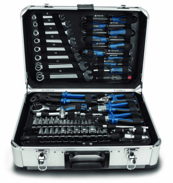 Scheppach universal tool set in TB150 case, 101 pcs.