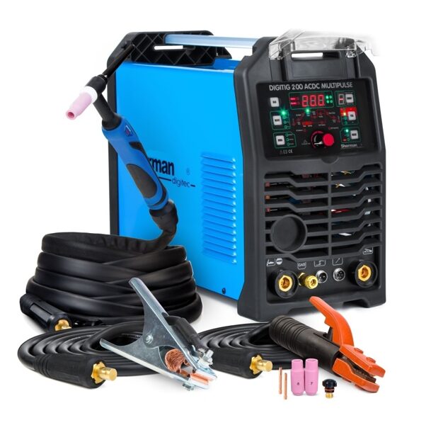 Sherman DIGITIG 200 AC / DC MultiPulse inverter type argon welding machine