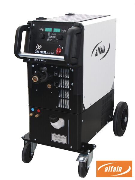 Welding machine ALFAIN aXe 320 PULSE SMART GAS AL inverter for MIG/MAG and MMA Water cooling