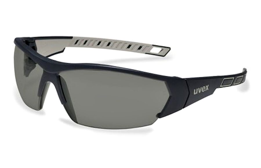 Aizsargbrilles Uvex i-Works pelēkā lēca, Supravision Excellence pārklājums