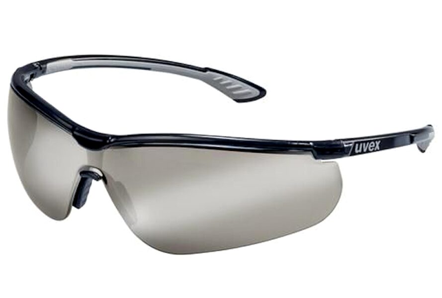Aizsargbrilles Uvex Sportstyle, tumšā lēca, sudraba spoguļa pārklājums