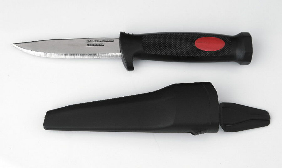Craft knife, plastic handle, 100mm carbon steel blade, Lindbloms