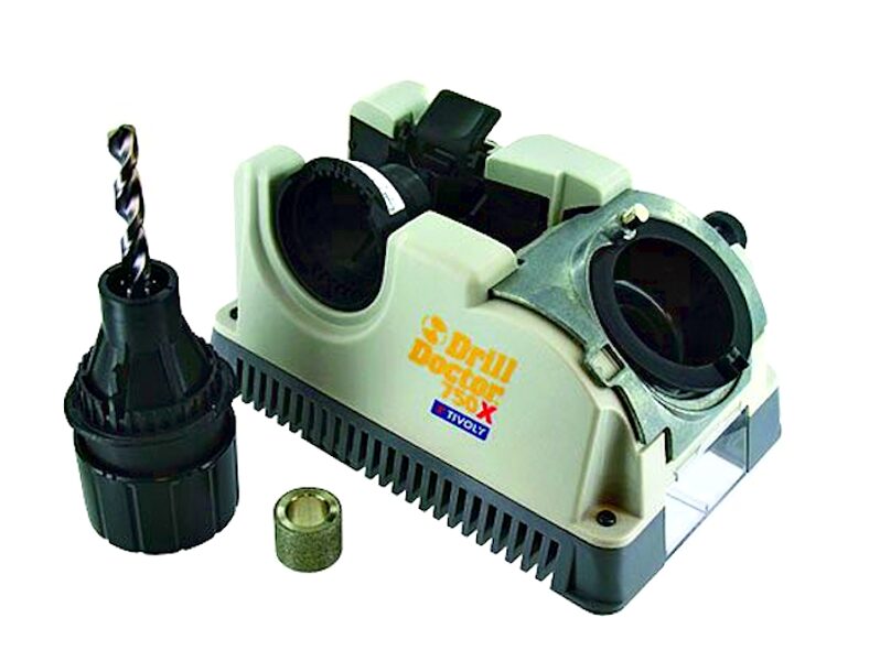 Asināšanas stends Tivoly Drill Doctor 750 metāla un betona urbjiem no Ø2.5-19 mm, ar asināšanas leņķi 118°-135°