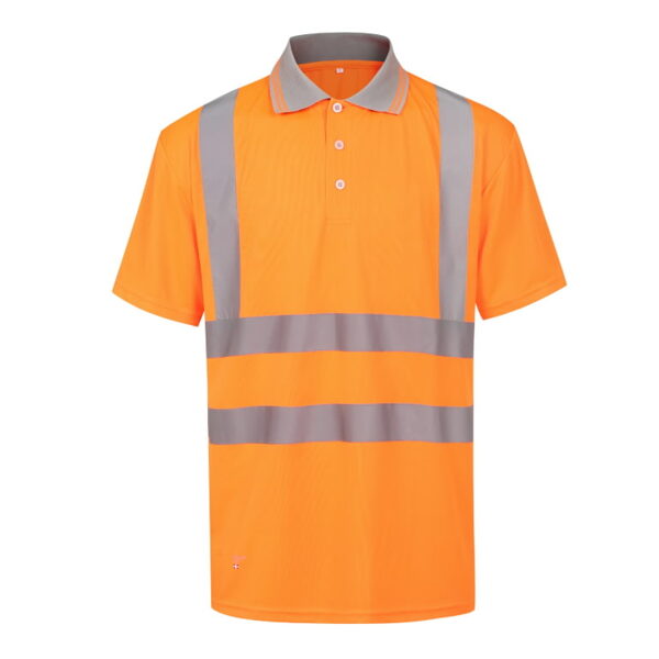 Augstas redzamības polo krekls HVP, oranžs, 2XL, Pesso