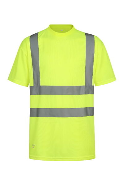 Augstas redzamības T-krekls HVMG, dzeltens, Pesso