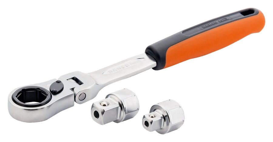 Wrench BAHCO Pass-through socket set with ratchet and 19mm socket 3/8 "/ 1/2"