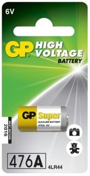Baterijos 476A/4LR44, 6V, High Voltage Alkaline, 1 vnt., Gp