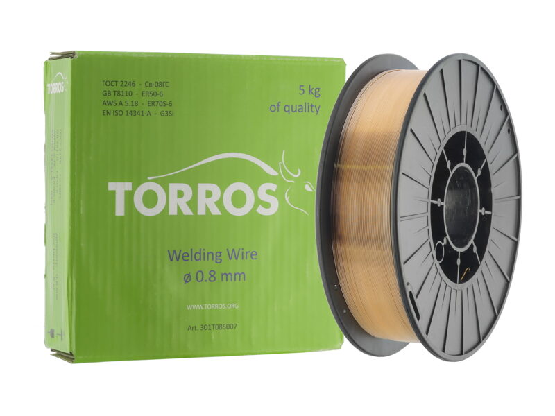TORROS welding wire 0.8mm SG2, 5 kg
