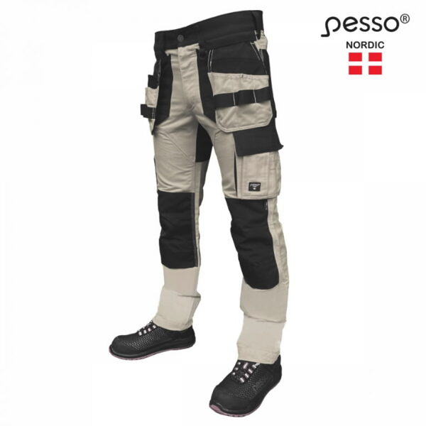 Bikses iekarināmas kabatas Uranus Flexpro, bēšs, Pesso