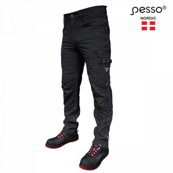 Bikses Mercury, elastīgas, melnas, Pesso