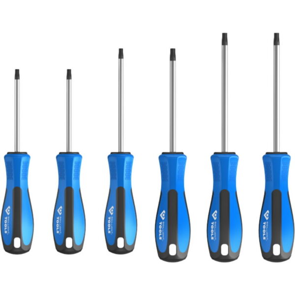 Brilliant Tools skrūvgriežu komplekts 6 gab, TORX