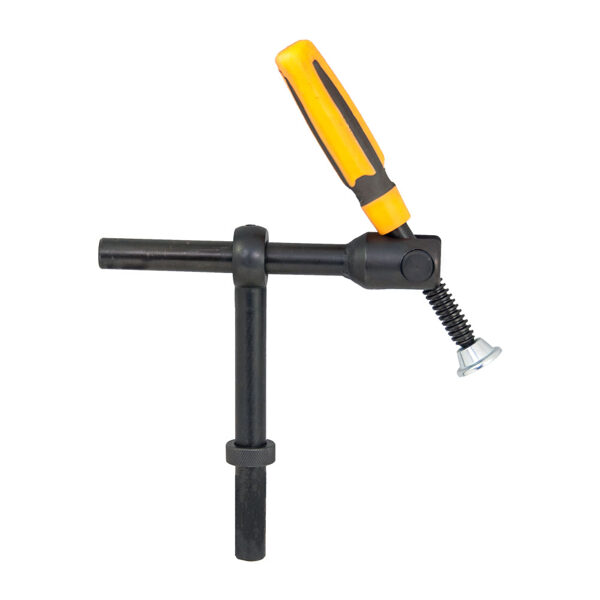 BuildPro T-veida staba skava 3-virzienu ar ergonomisku rokturi, 16 mm sistēmas metināšanas darba galdiem 