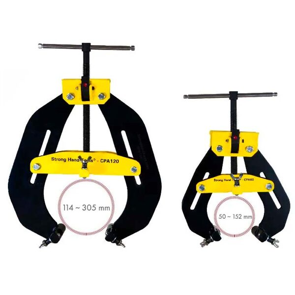 Strong Hand Tools Cauruļu izlīdzināšanas skavas, spīles ar ātras darbības sviru 50-305 mm