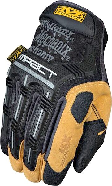 Cimdi Mechanix M-Pact 4X 75 melni/brūni. Izm S,M,L,XL,XXL (8,9,10,11,12)