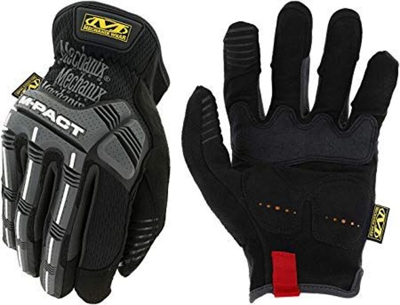 Cimdi Mechanix M-Pact Open Cuff Black/Grey melni/pelēki 12/XXL
