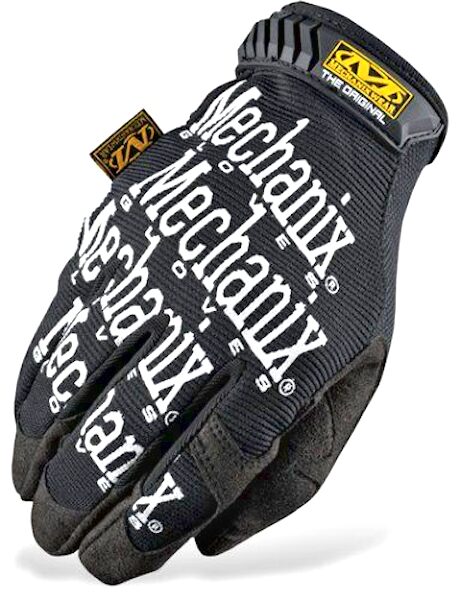 Cimdi Mechanix The Original roku aizsardzībai, melni. Izm. S,M,L,XL,XXL (8,9,10,11,12)