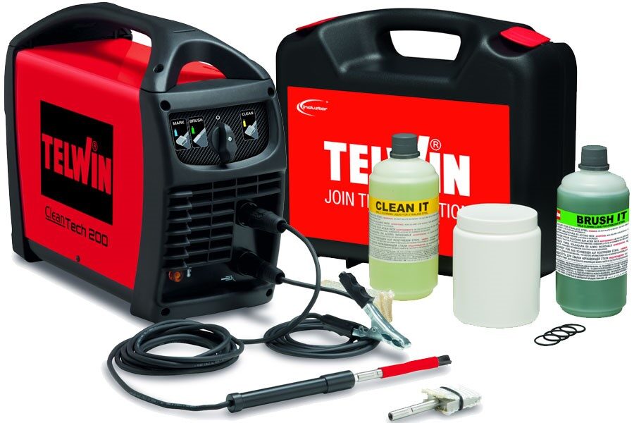 TELWIN CLEANTECH 200 stainless steel post-welding cleaning device