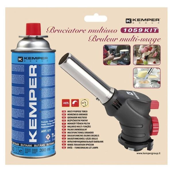 KEMPER daudzfunkcionals deglis + 1 gāzes balons