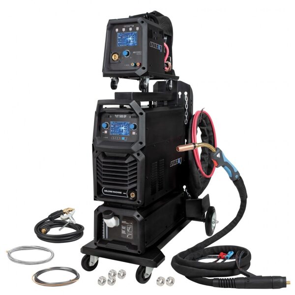 SPARTUS EasyMIG 500 DUAL PULSE LCD welding machine (semi-automatic)