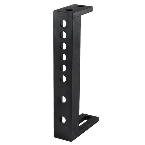 Ekonomiskais leņķa kronšteins 50x138x300 mm, BuildPro metināšanas darba galdiem ar 16 mm sistēmu