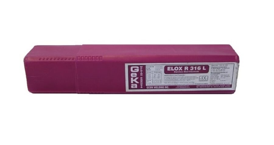 Nerūsējošā tērauda metināšanas elektrodi GEKA ELOX R 316 L