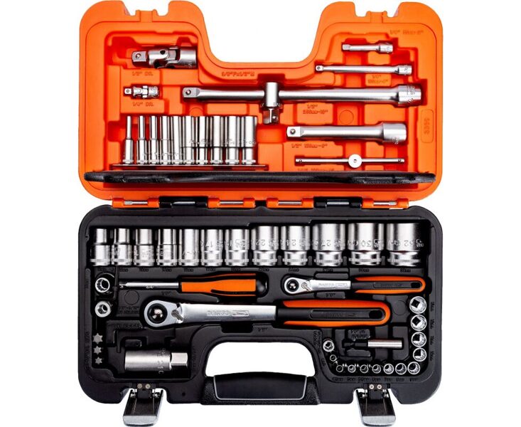Tool set BAHCO 1/4 "& 1/2" (56pcs.)