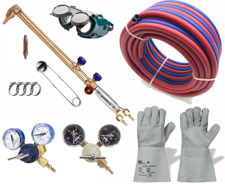 Gas cutting set (Acetylene No. 3)